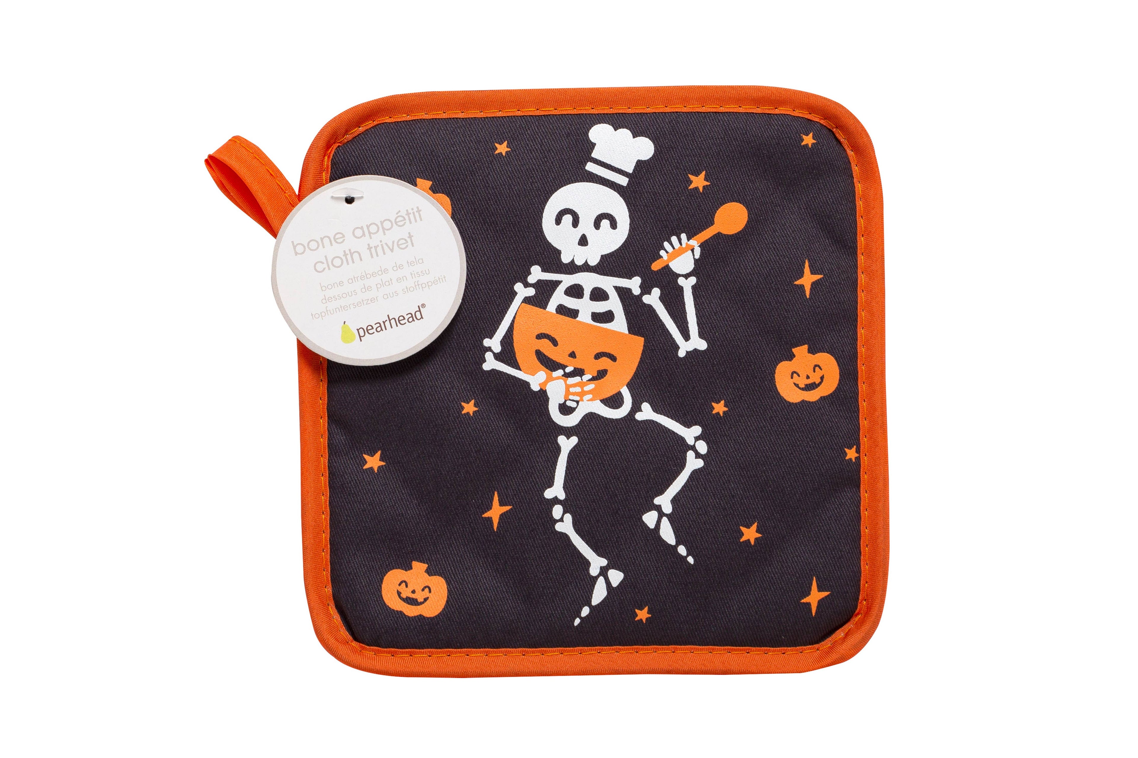 Halloween Skeleton Trivets Set of 2 — Cotton Hot Pads by Pearhead