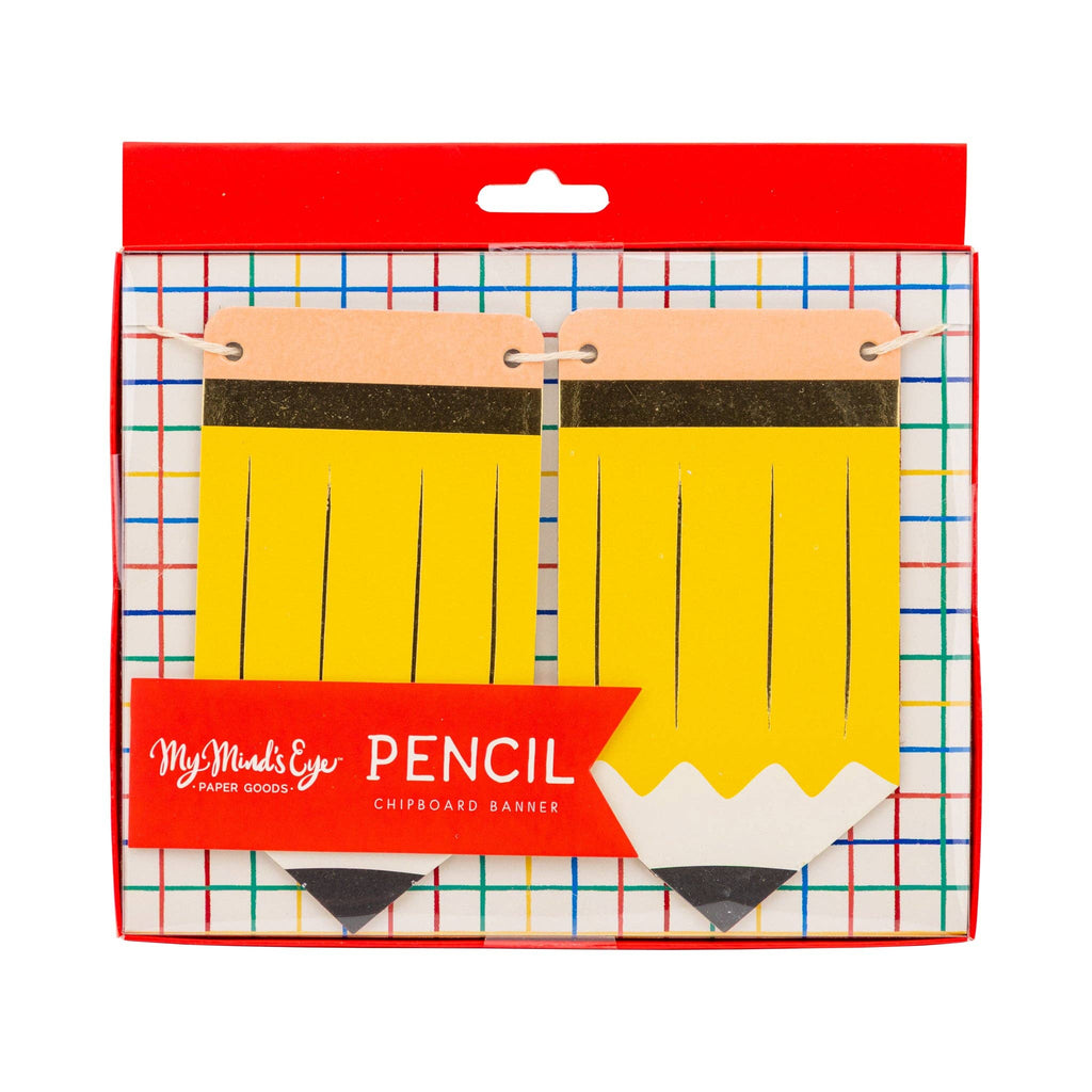 Chipboard Pencils Banner