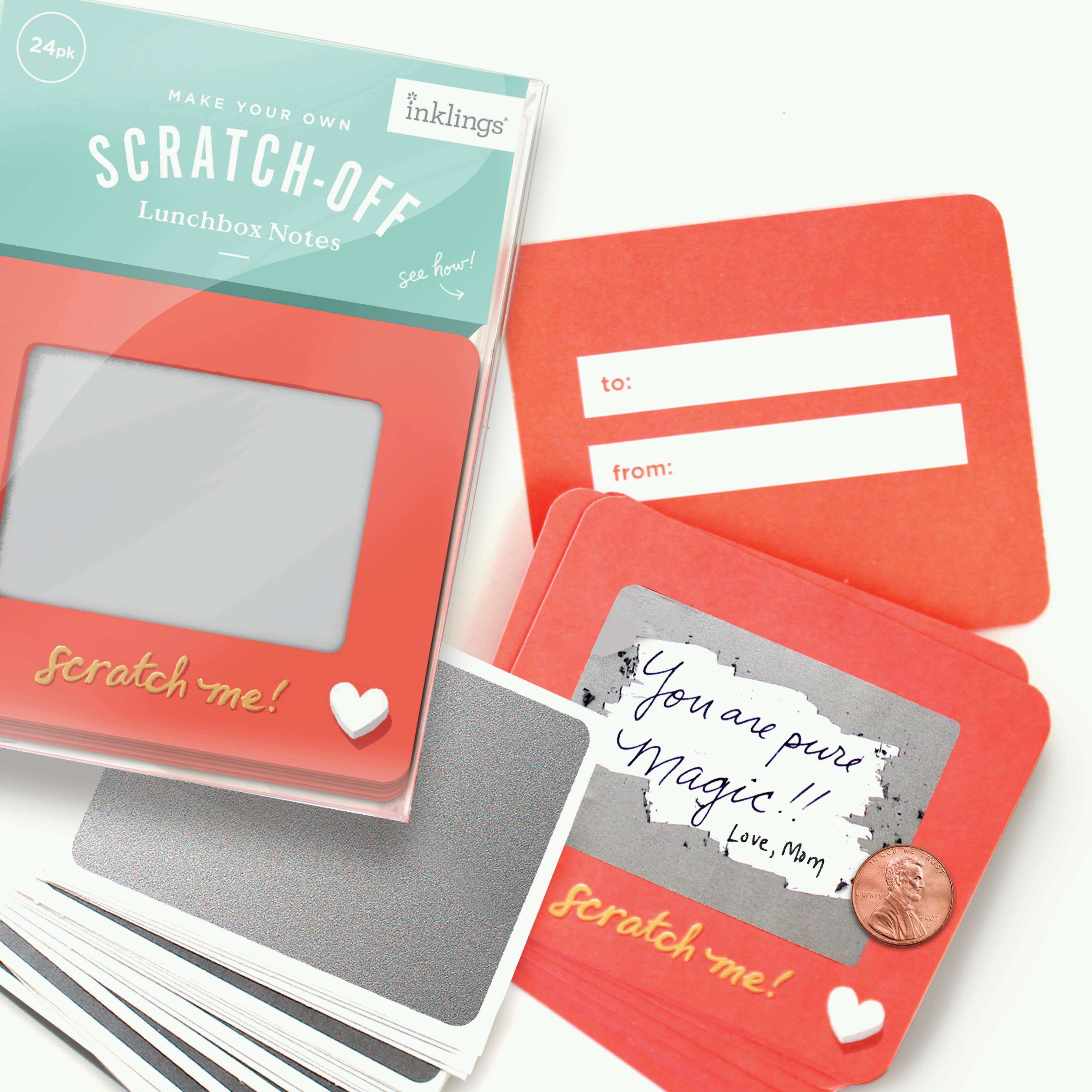 Scratch-a-Sketch Lunchbox Notes