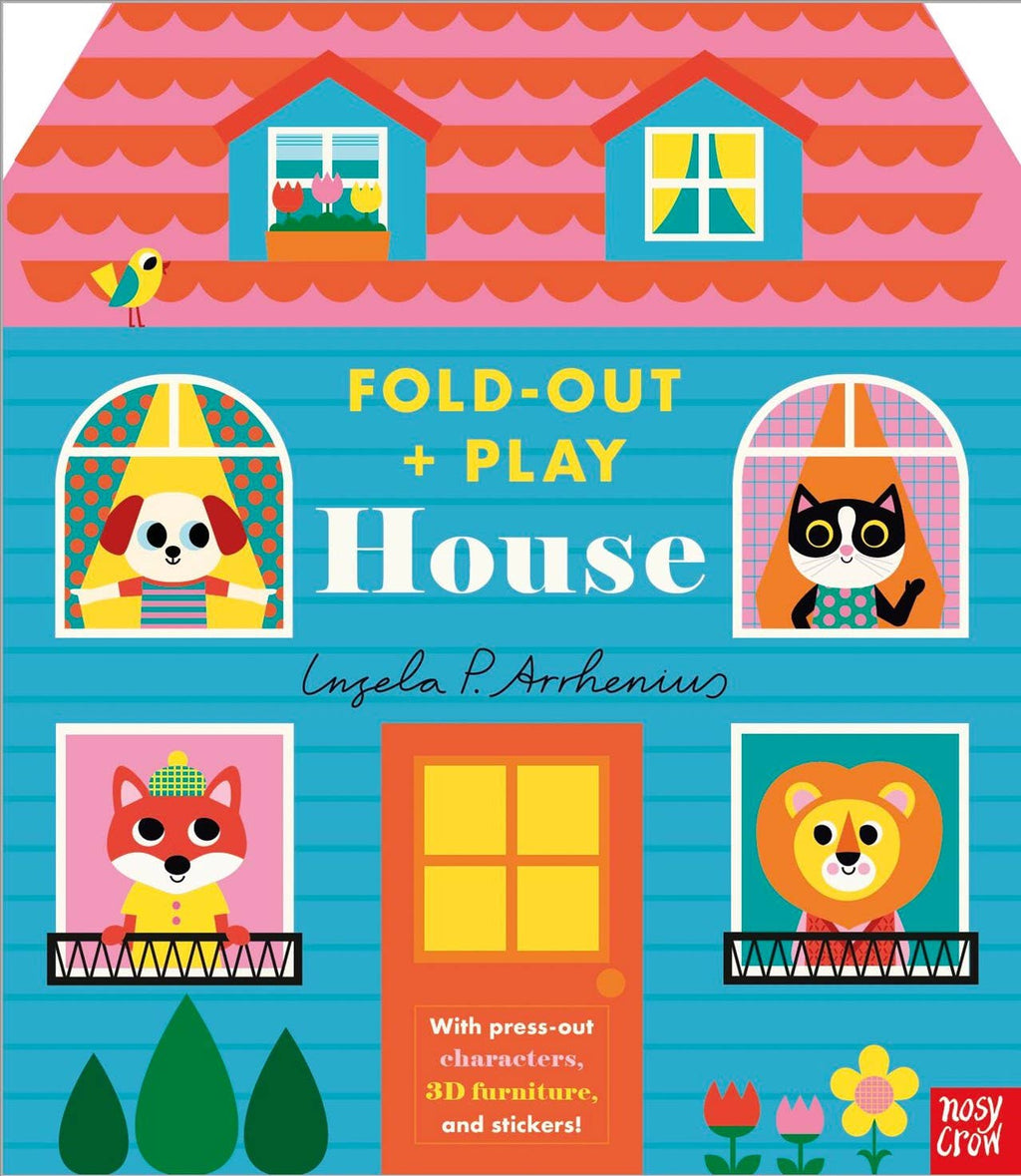 Fold-Out + Play: House, 3D Playhouse Board Book