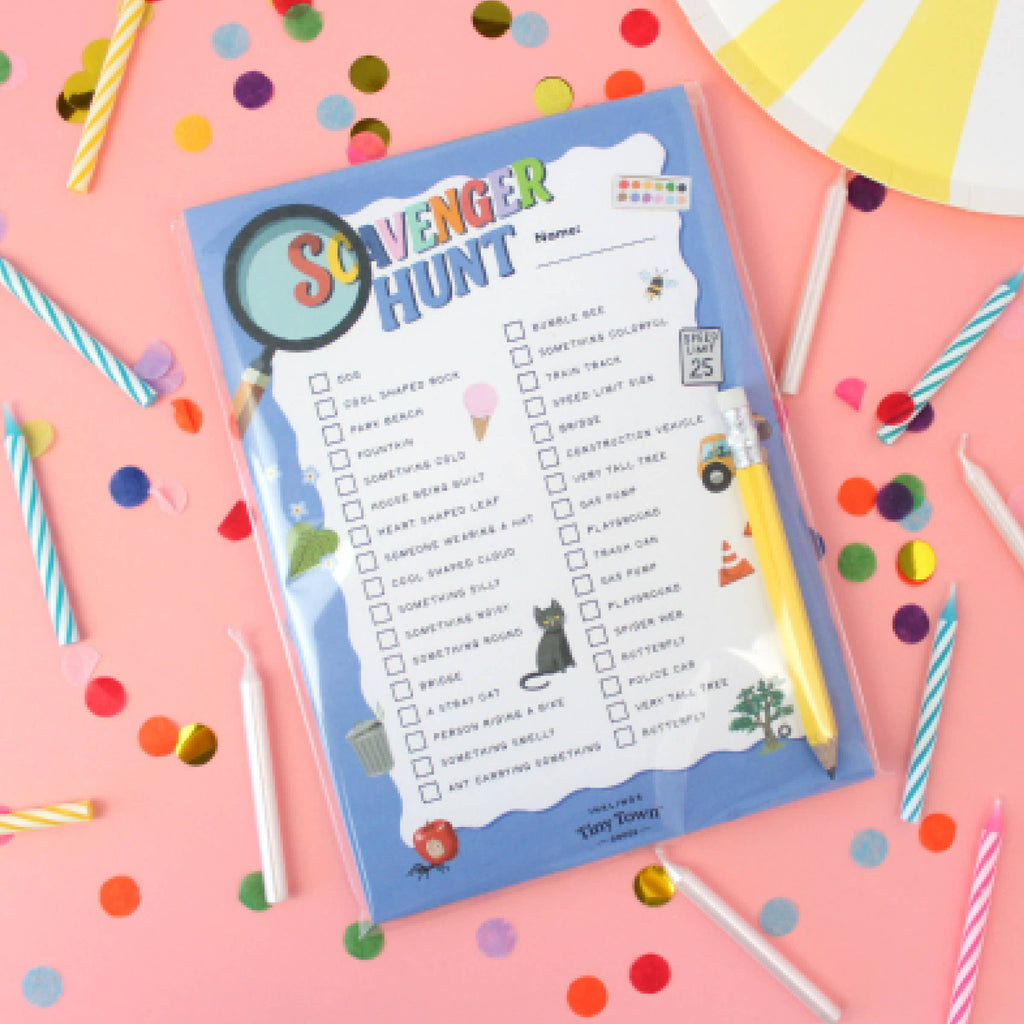 Tiny Town™ Scavenger Hunt Play Notepad