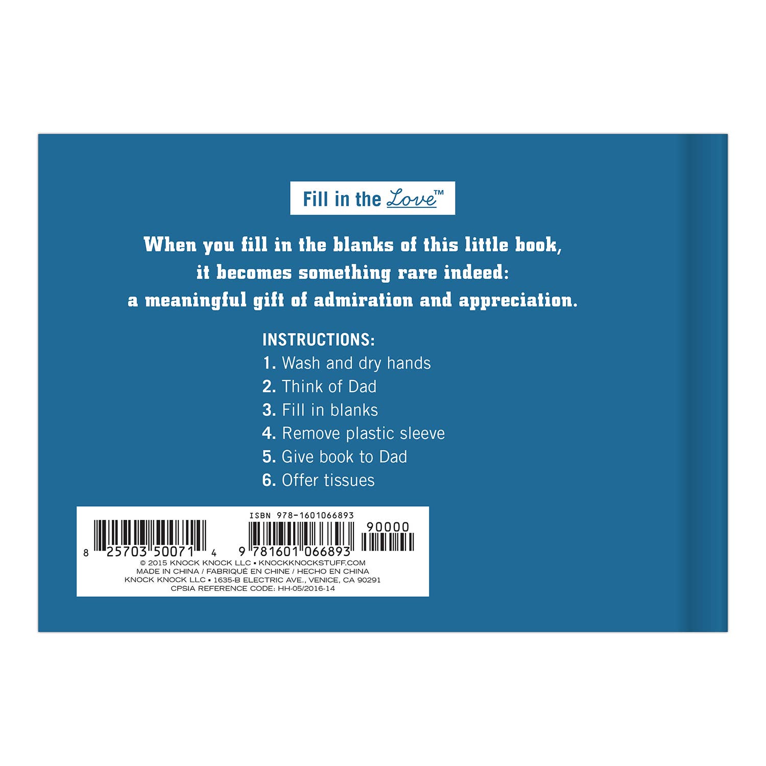 What I Love About Dad — Fill in the Love® Personalized Gift Book