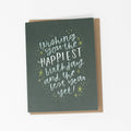New Year Birthday Greeting Card