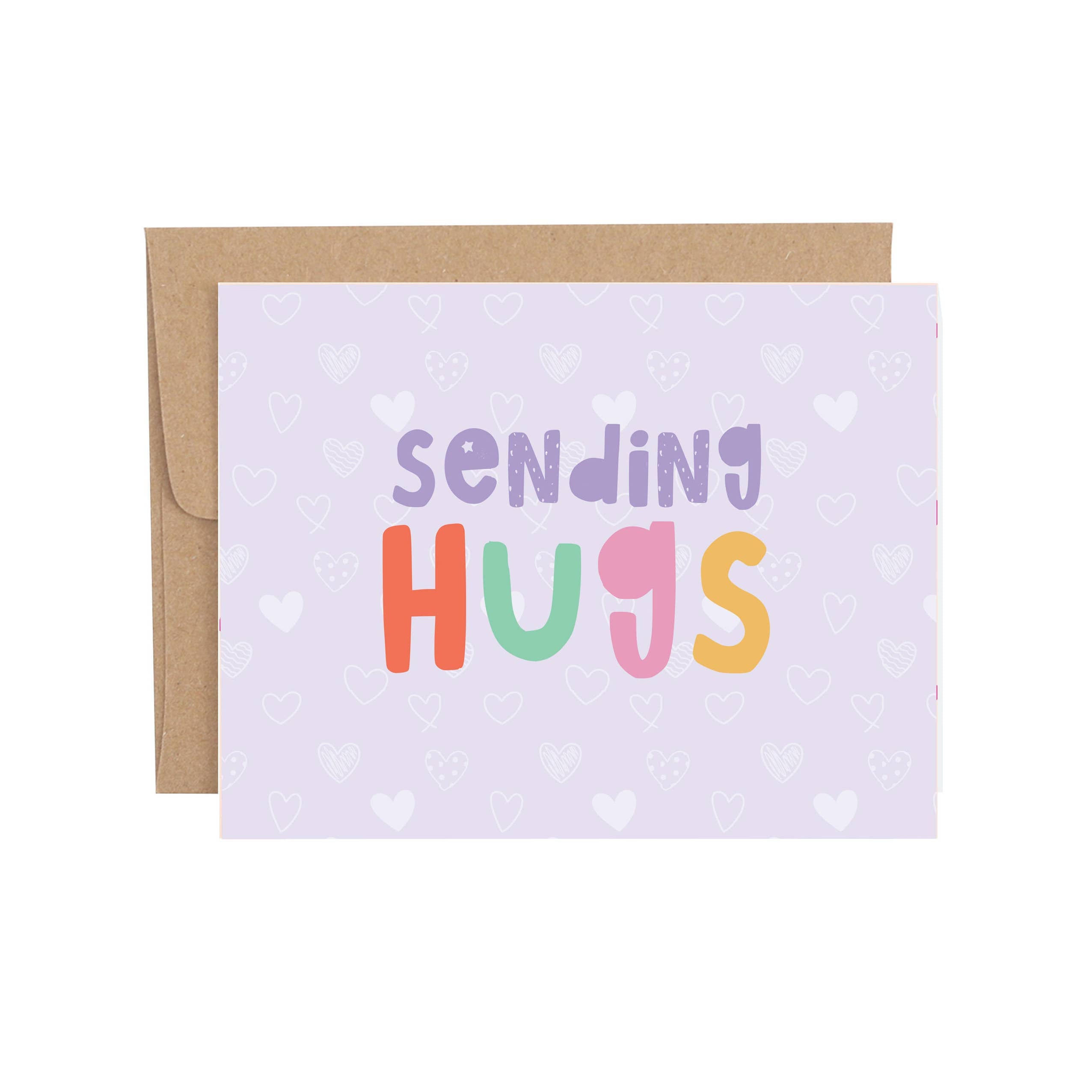 Sending Hugs Sympathy Greeting Card
