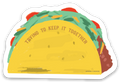 Taco Keeping It Together Vinyl Sticker
