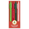 Christmas Movie Quote Gel Pen Set, 4 Pens