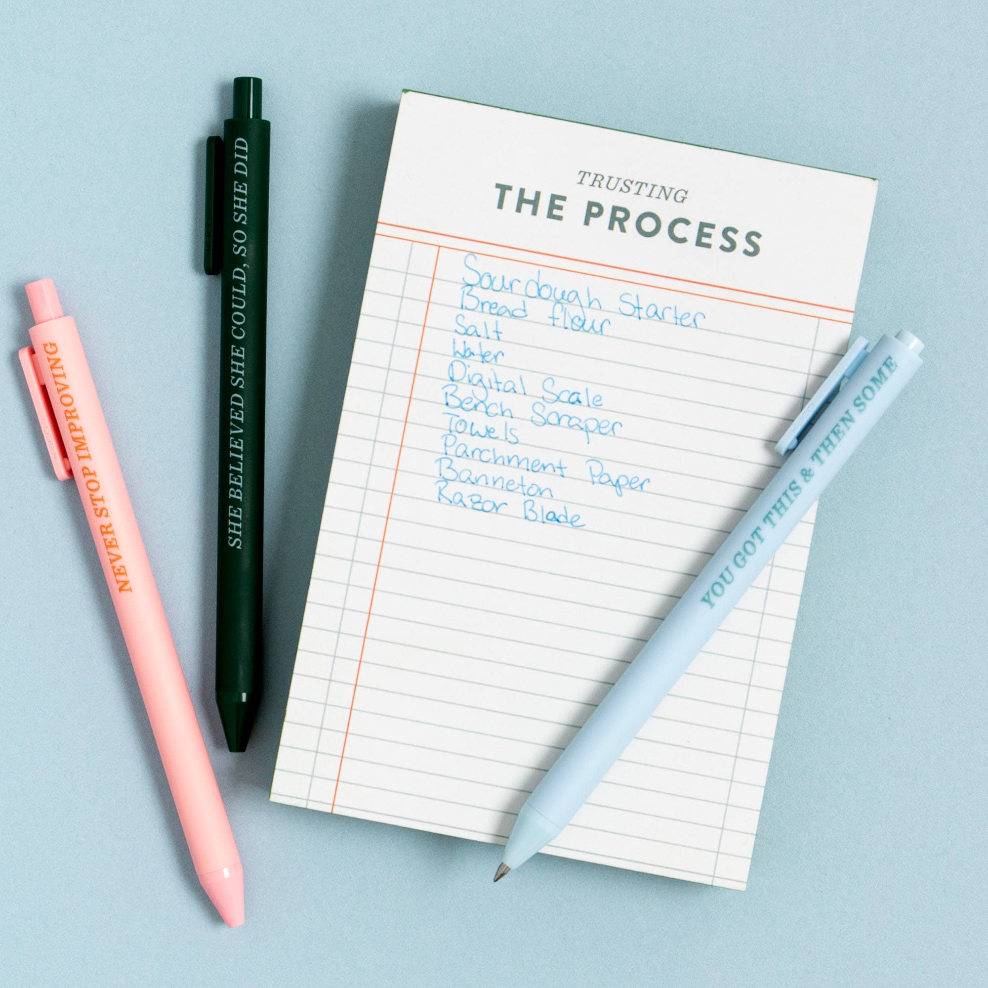 Trusting the Process Notepad