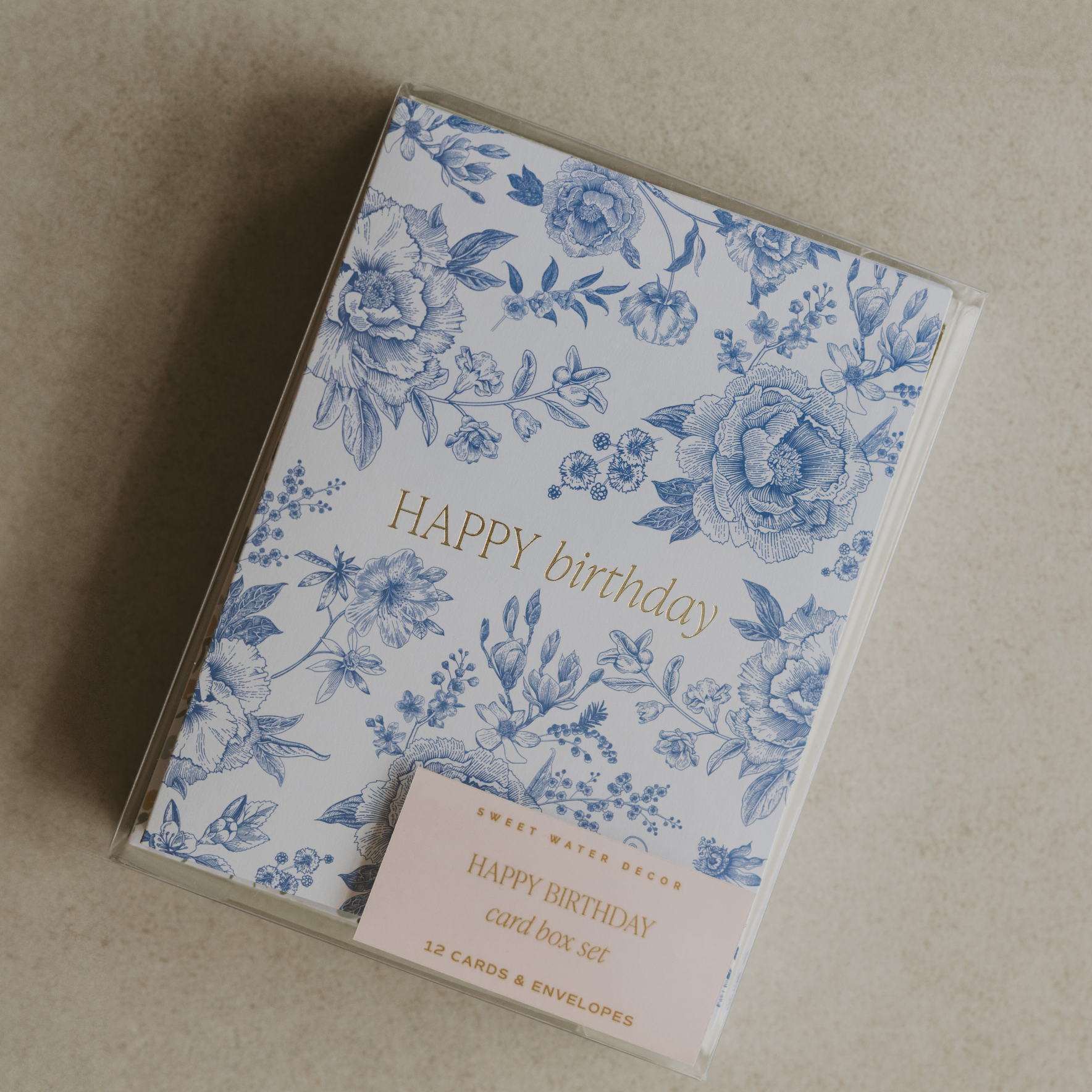 Birthday Gifter Greeting Card Boxed Set – Assorted Birthday Card Set by Sweet Water Decor