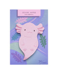 Axolotl Die-Cut Sticky Notes