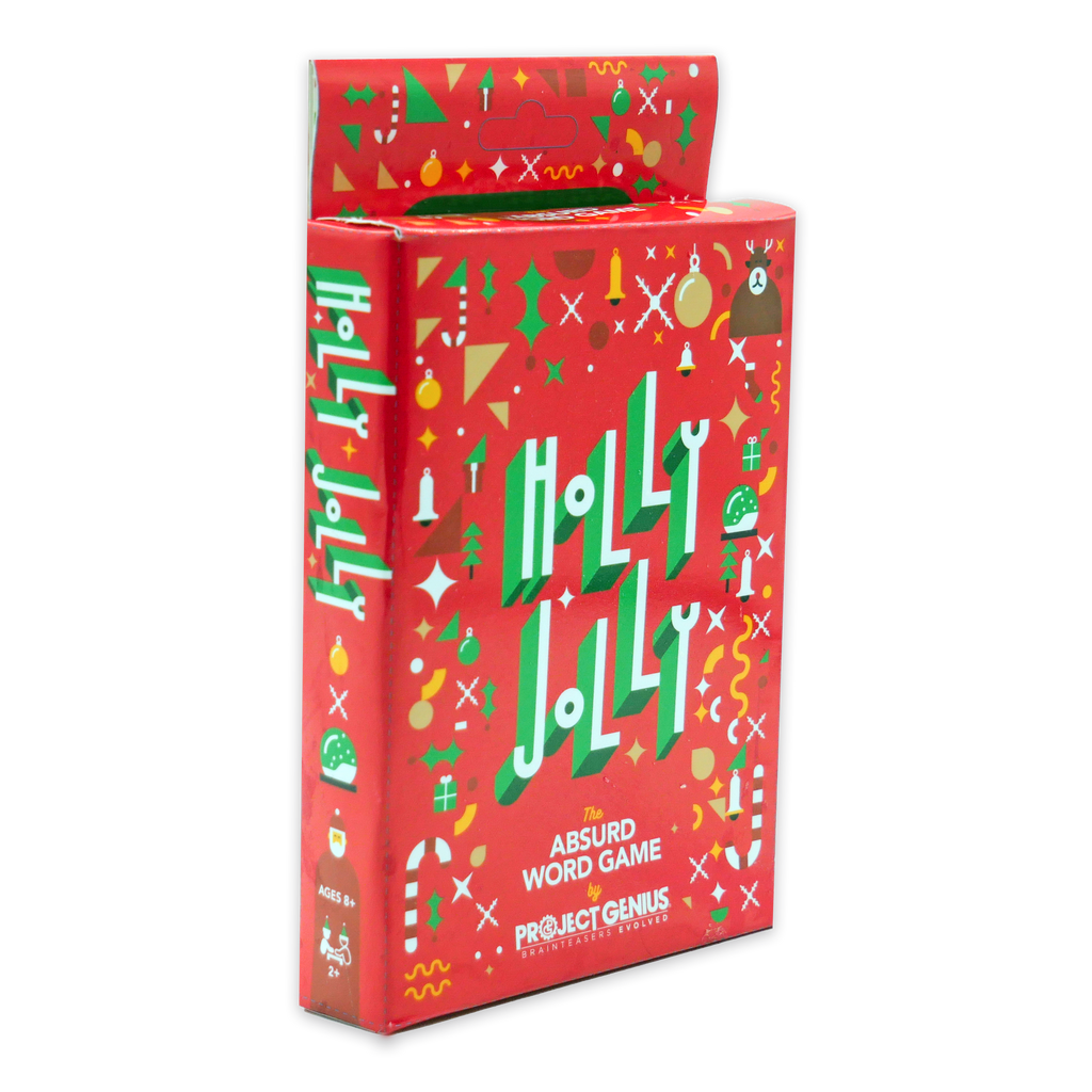 Holly Jolly Christmas Rhyming Word Card Game