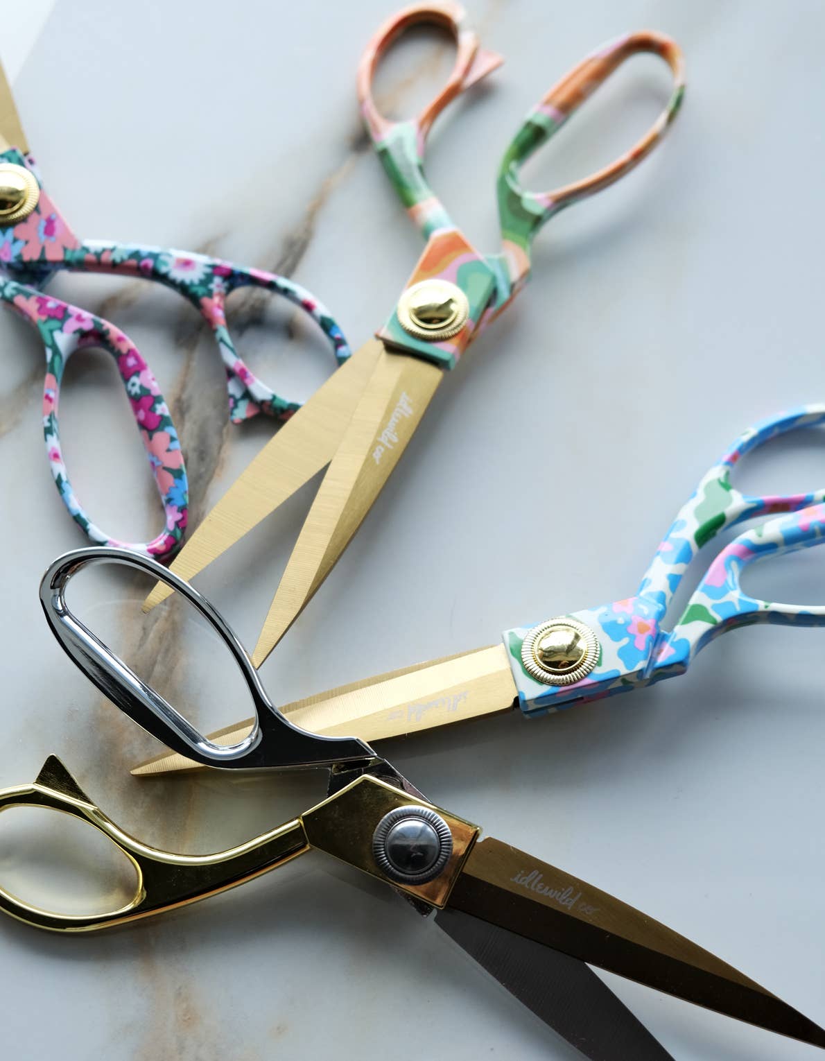 Marbled Rainbow Designer Scissors