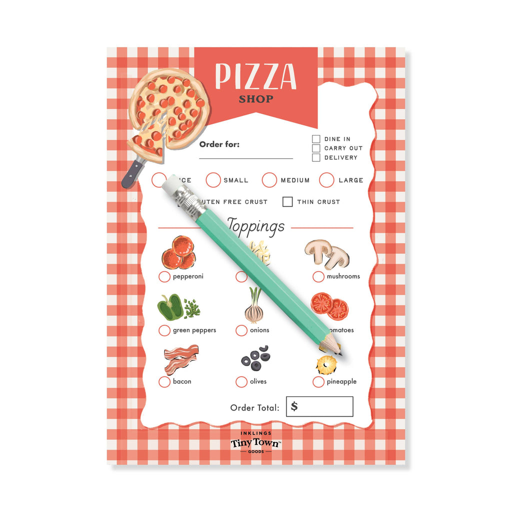 Tiny Town™ Pizza Shop Play Notepad