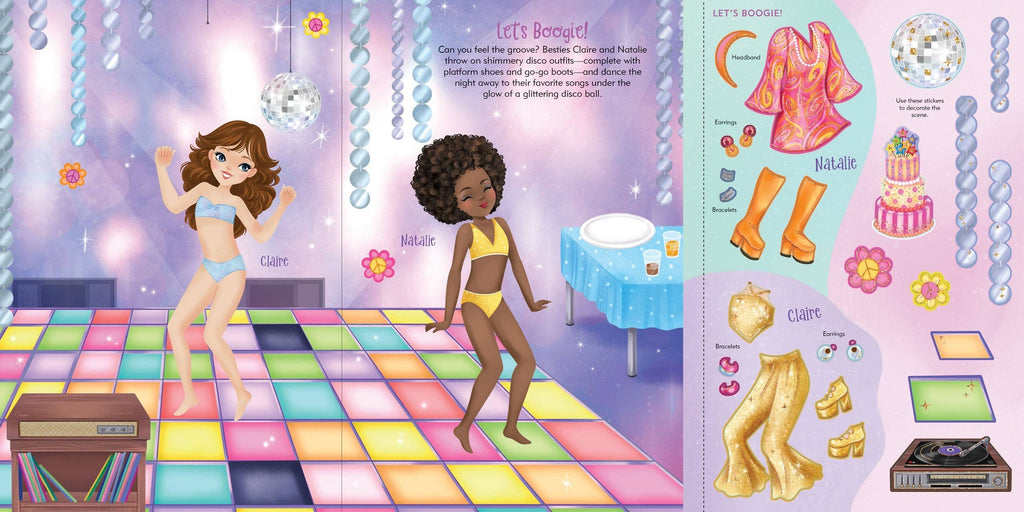 Dancers Sticker Doll Dress-Up Book | Peter Pauper Press