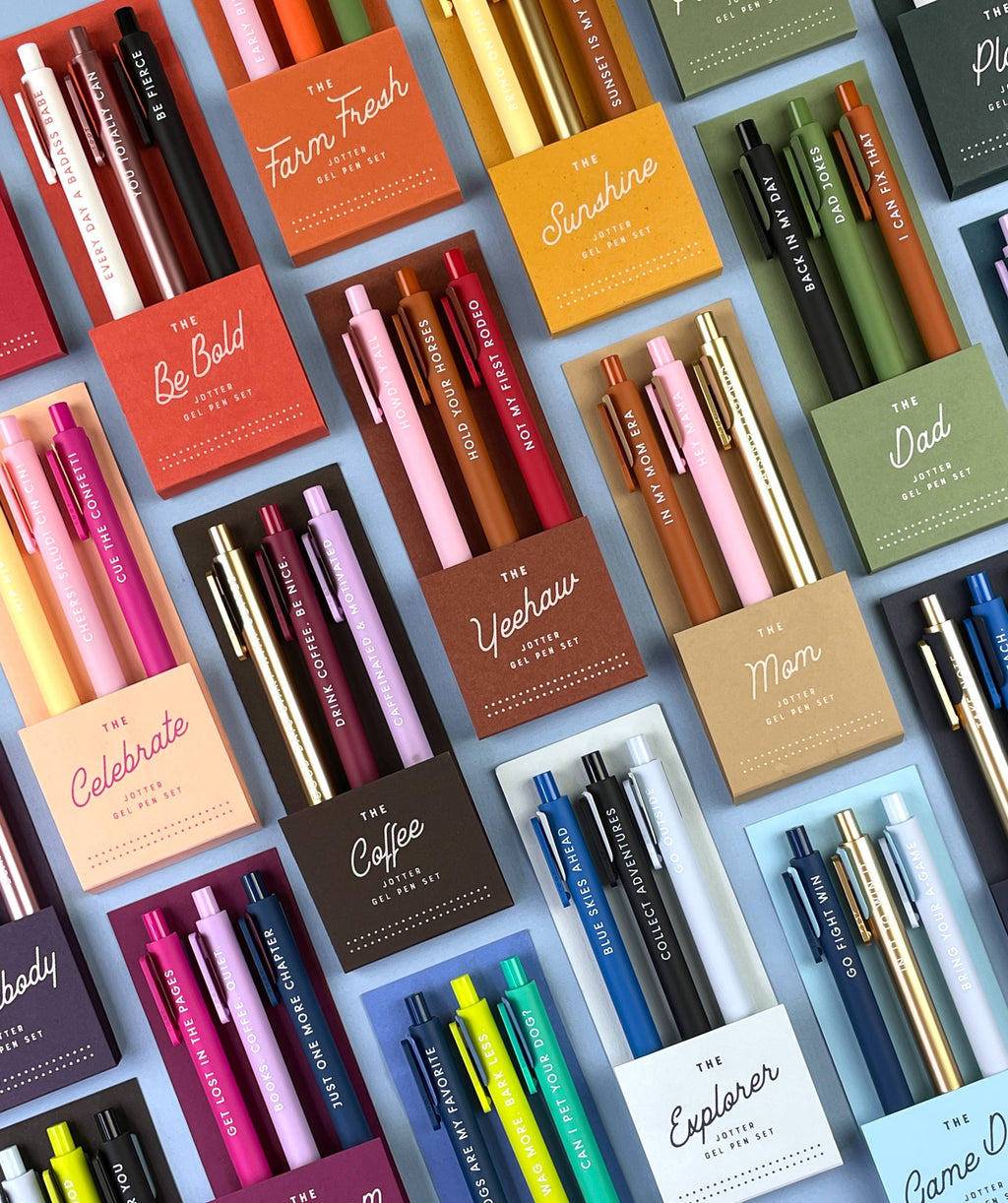 Dad Gift Gel Pen Set of 3 - by Ruff House Print Shop
