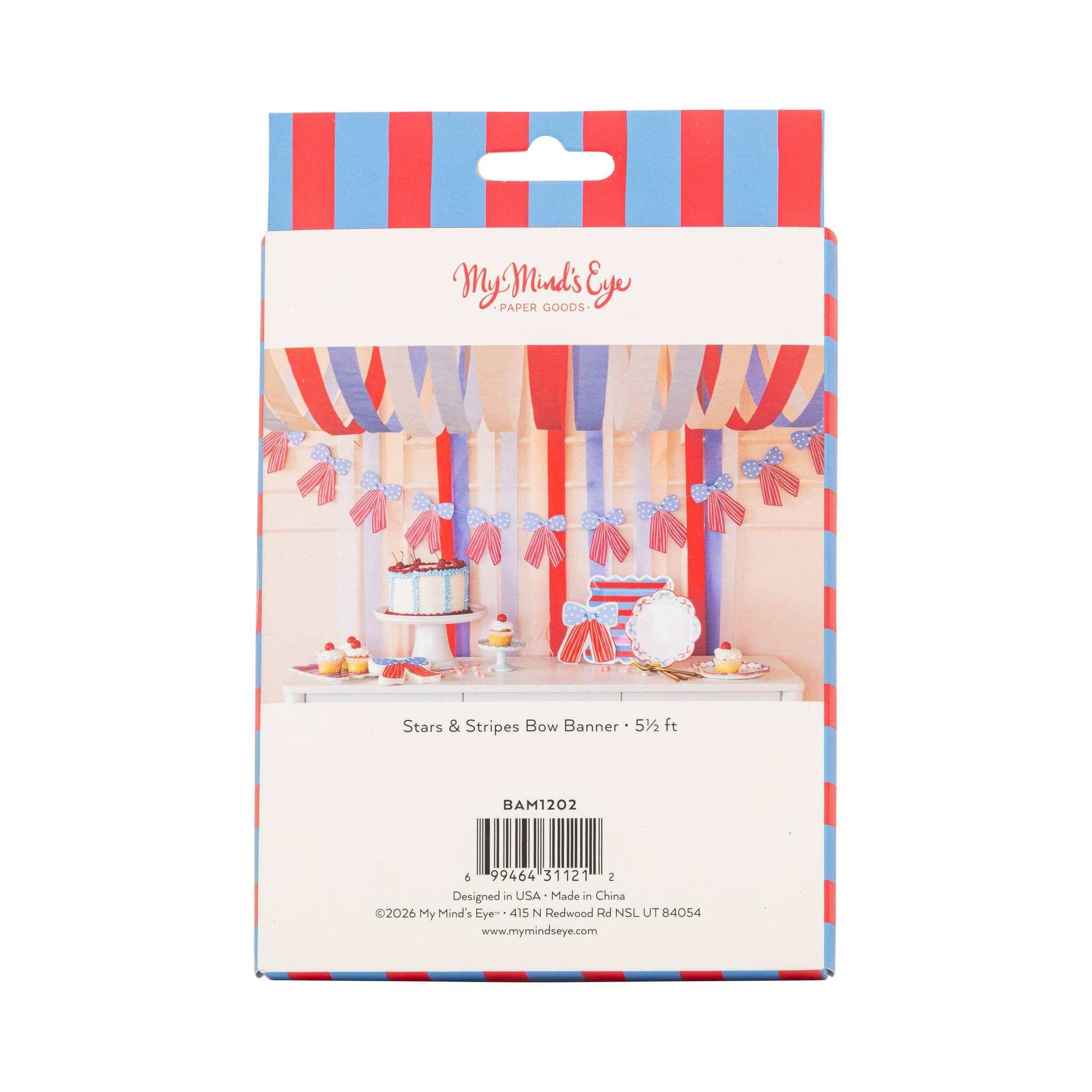 Stars and Stripes Bow Banner