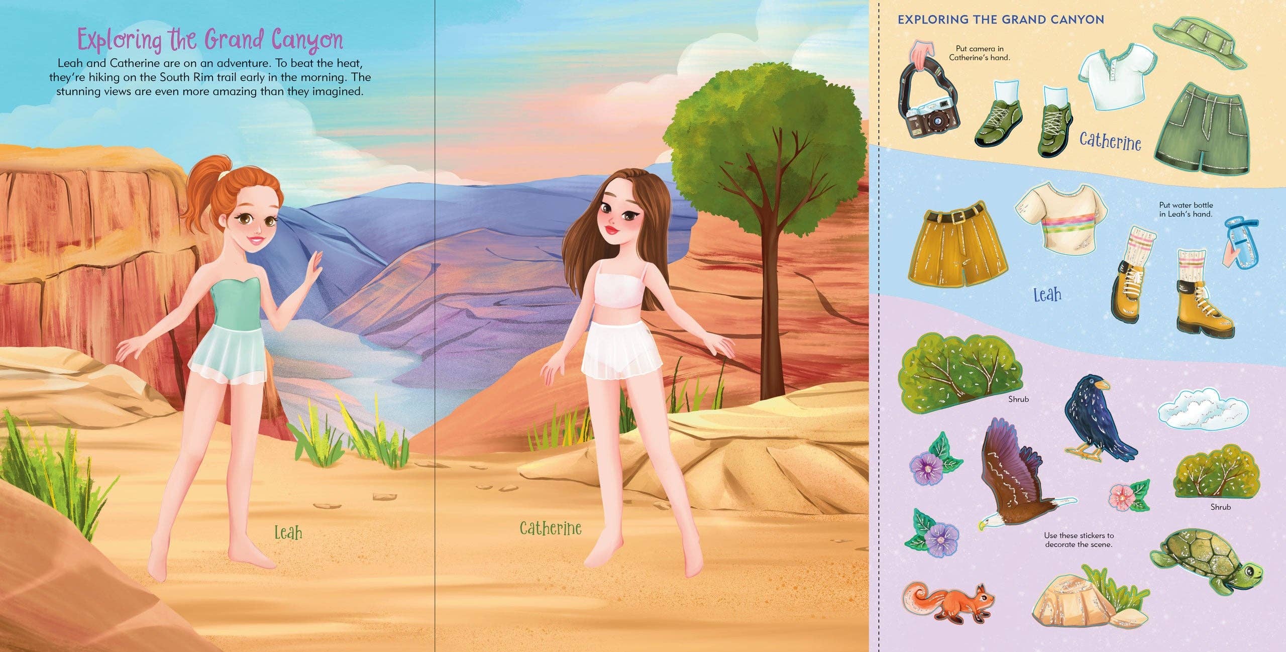Vacation Sticker Doll Dress-Up Book | Peter Pauper Press
