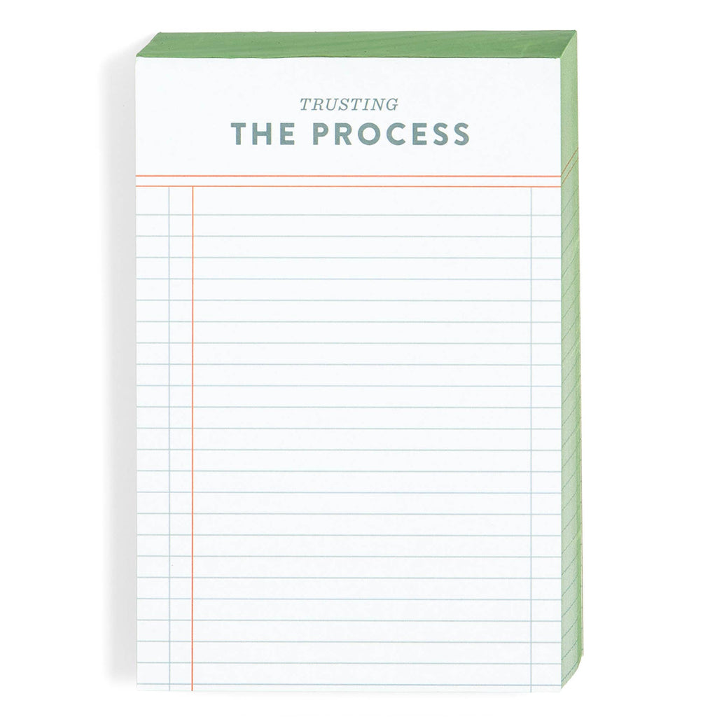 Trusting the Process Notepad