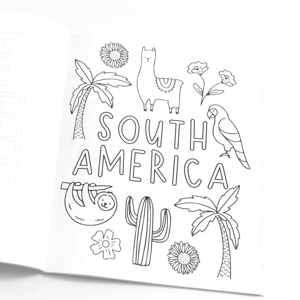Travel the World Coloring Book | Pippi Post