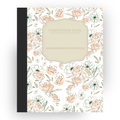 French Flowers Composition Notebook