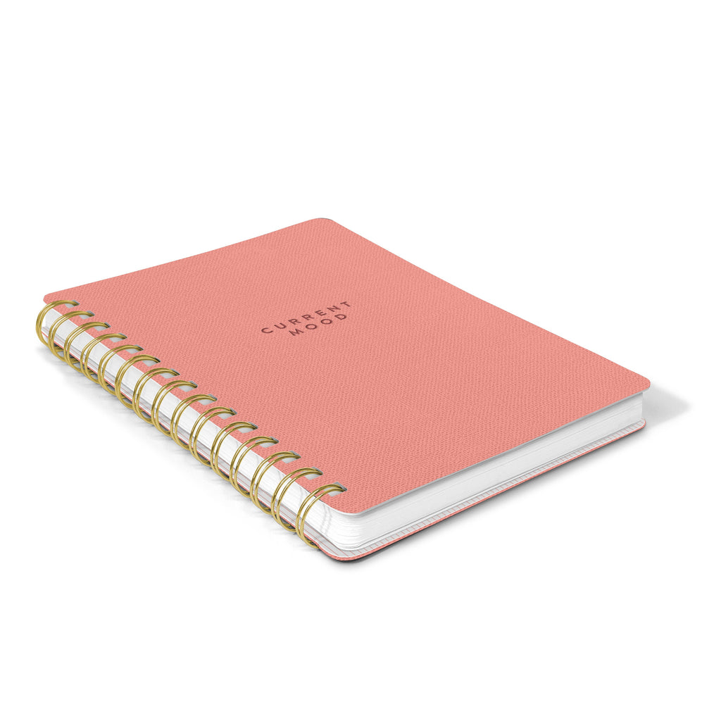 Agatha Notebook | Current Mood in Coral Pink