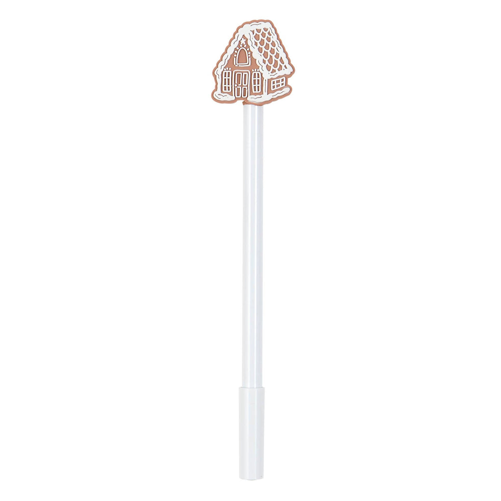 Gingerbread House Pen - Christmas Gel Pen Stocking Stuffer