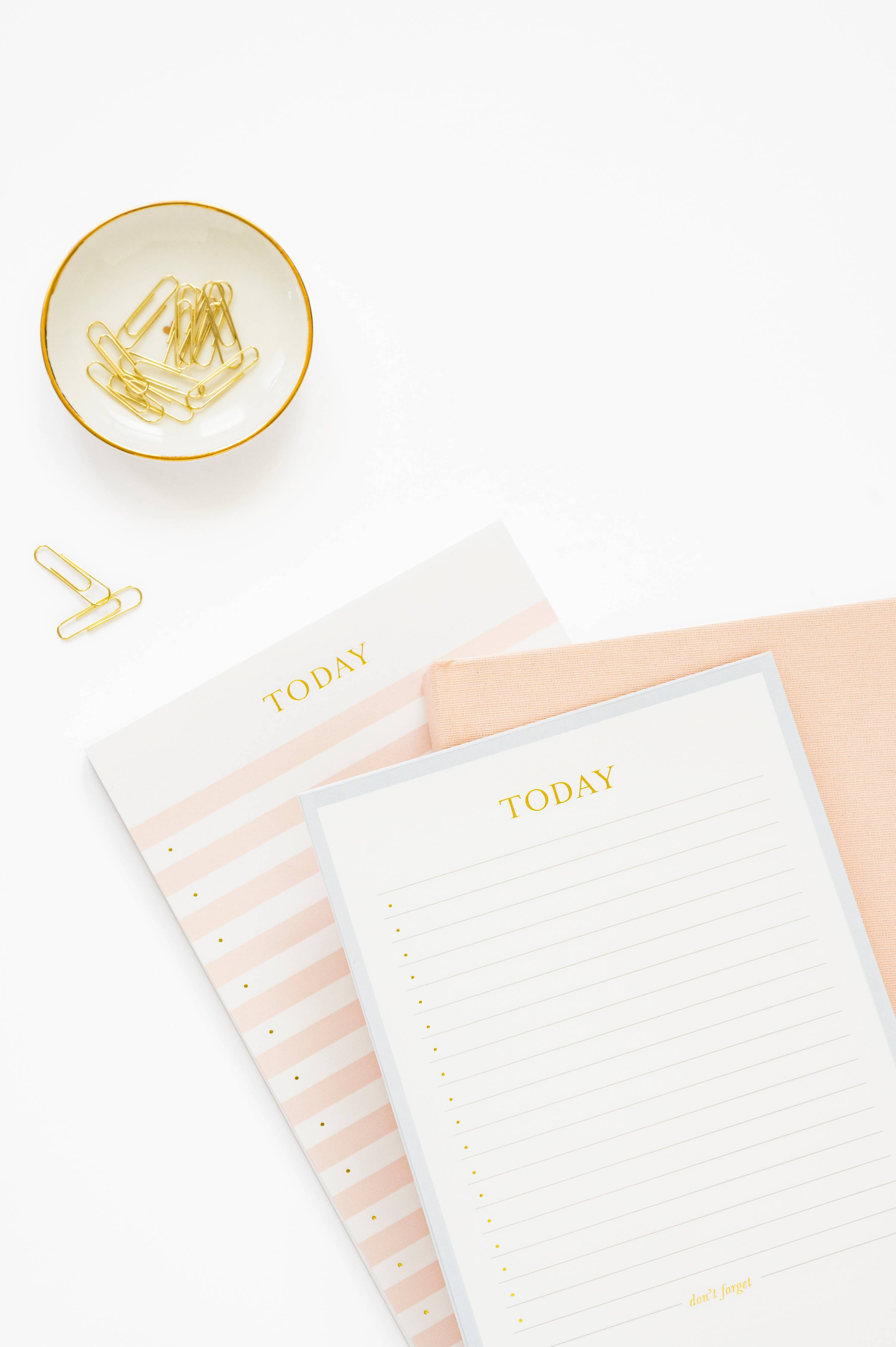 Today Daily Planning Notepad, Blue