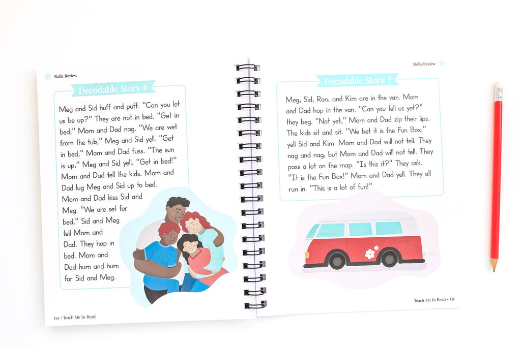 Teach Me to Read: A Parent Guided Student Workbook for Kids