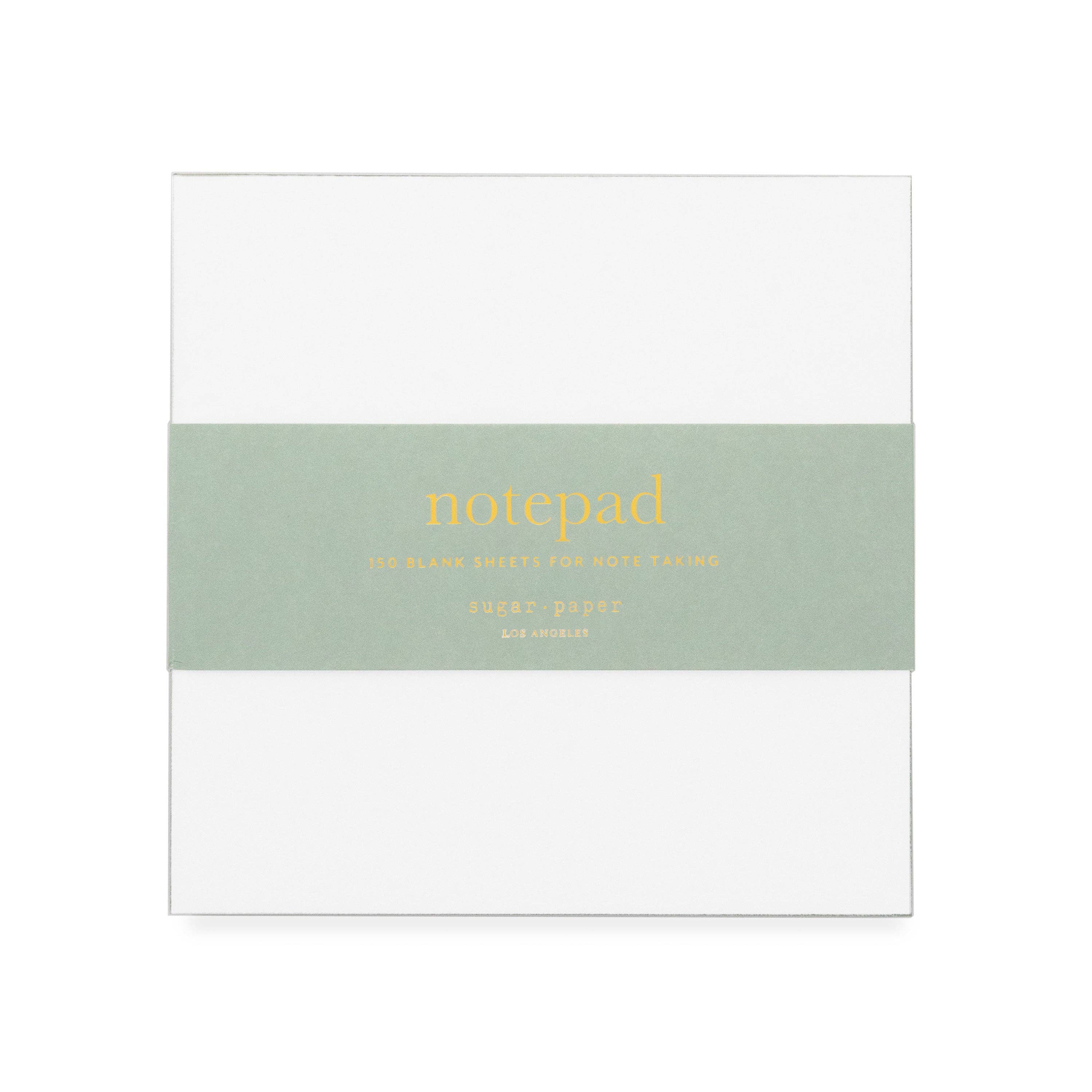 Painted Edge Notepad, Green