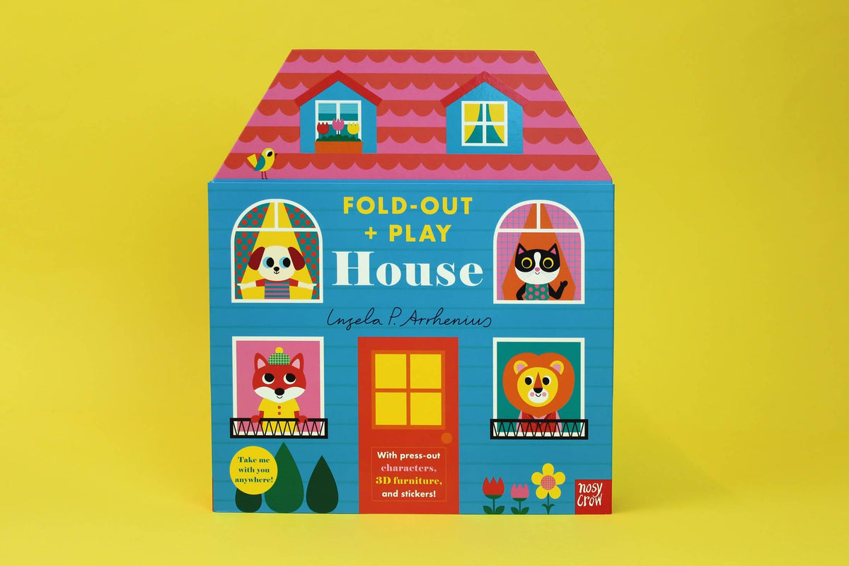 Fold-Out + Play: House, 3D Playhouse Board Book