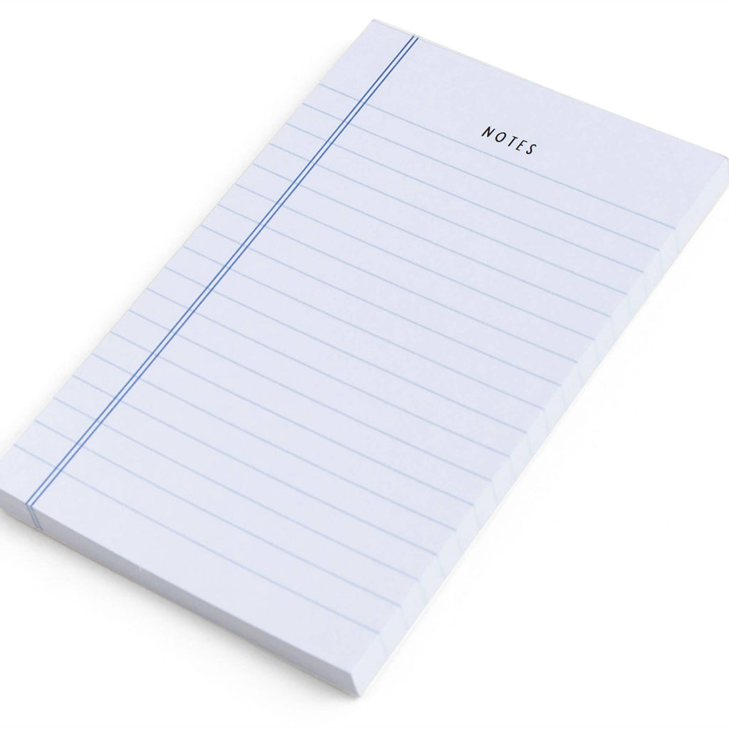 Blue Notes 4x6 Notepad