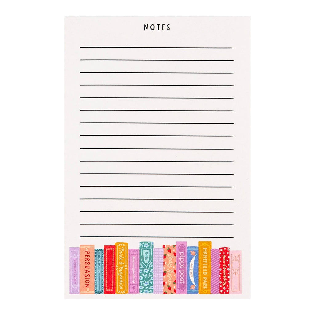 Jane Austen Books 4x6 Notepad