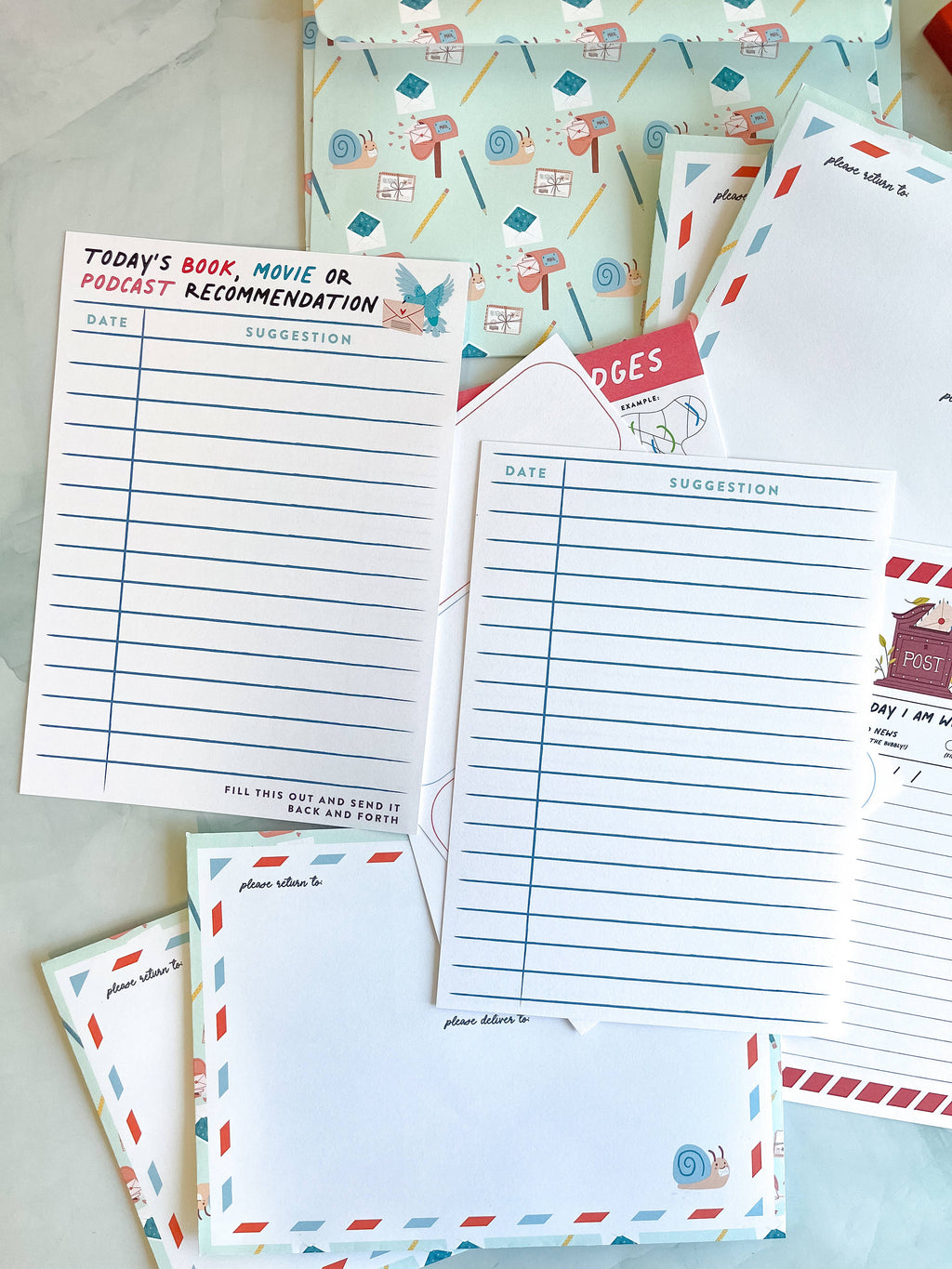 Snail Mail Pen Pal Kit | The Paxton Press