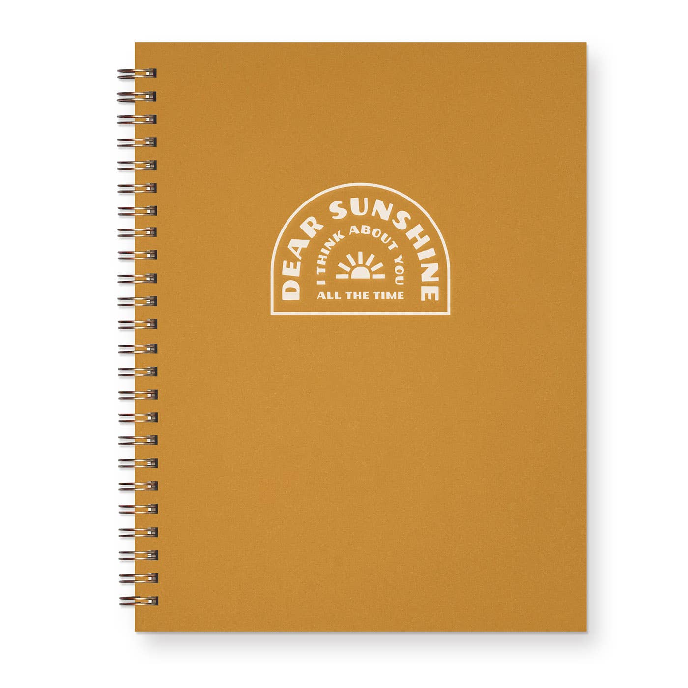 Dear Sunshine Lined Journal | Saffron Notebook | Locally Made Gift